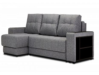 Угловой диван BOSS 3.0 XL Рогожка Vento серый