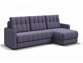 Угловой диван BOSS 3.0 MAX Рогожка Vento фиолет