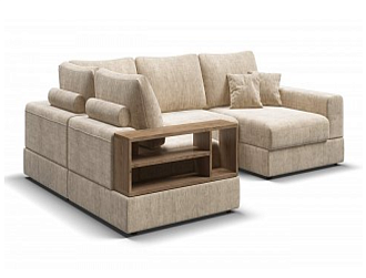 Модульный диван BOSS MODOOL П-образный правый шенилл Gloss беж