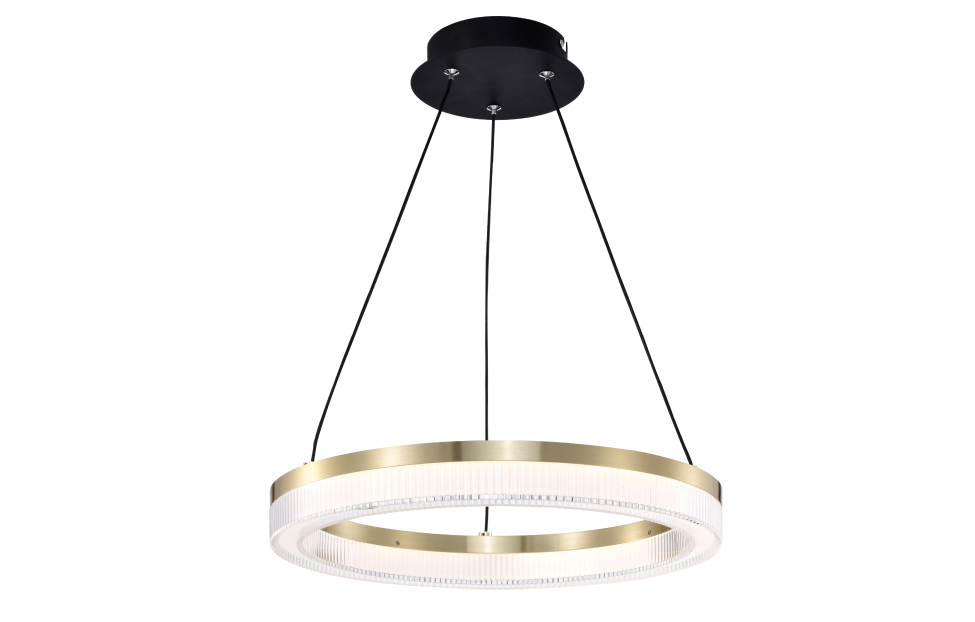 Подвесная люстра Cirkler (золото) D400*H100/1500 LED*21W Ангстрем