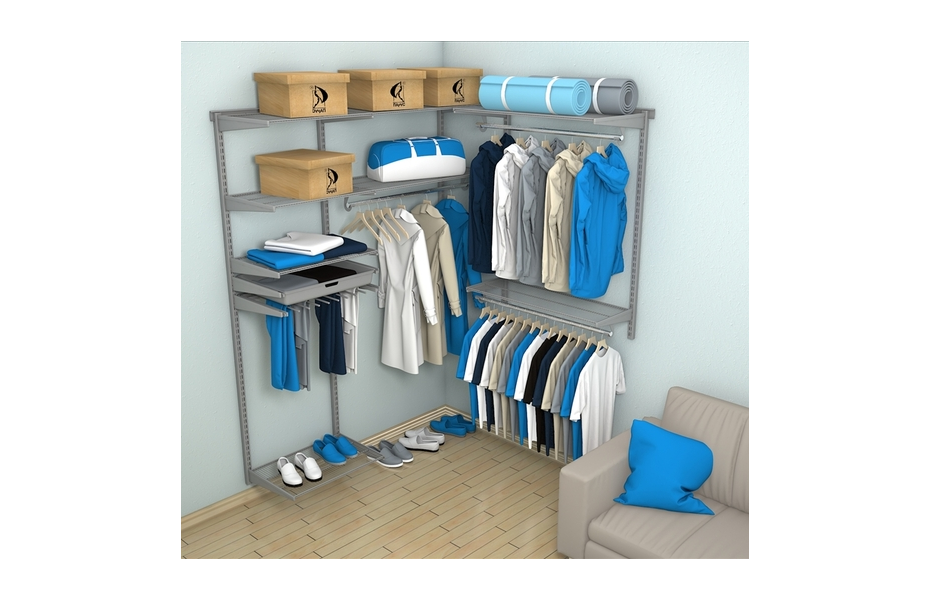 Гардеробная №19, серая.