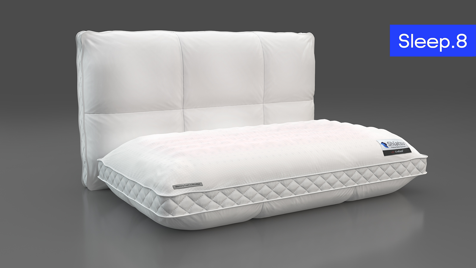 Анатомическая подушка SLEEP.8 SHIATSU-CX Askona - АСКОНА