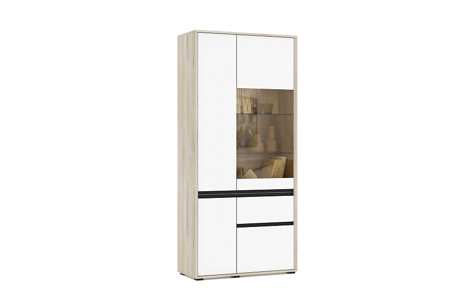 ШКАФ-ВИТРИНА LUNA LN1025.2 Dятьково Design - ДЯТЬКОВО