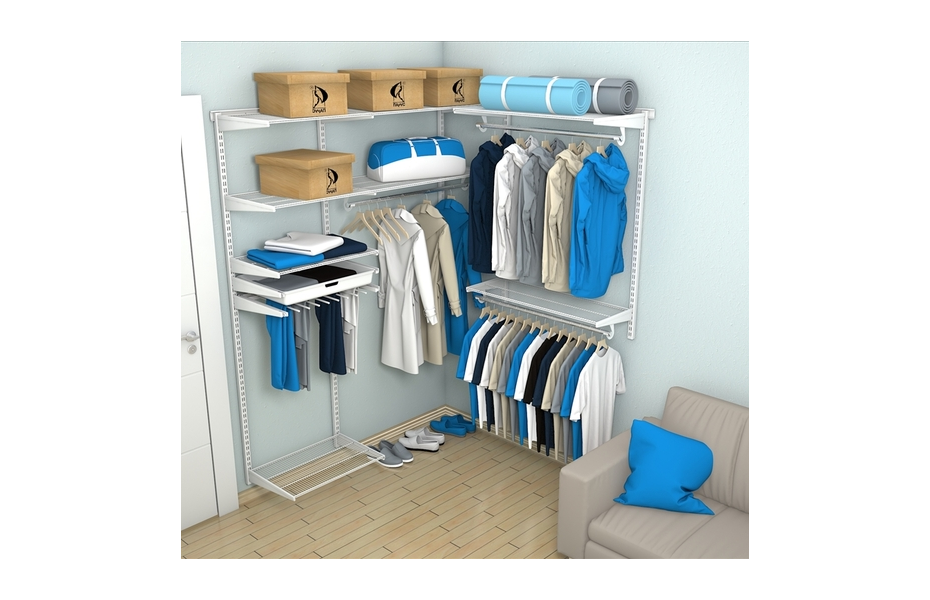 Гардеробная №19, белая.