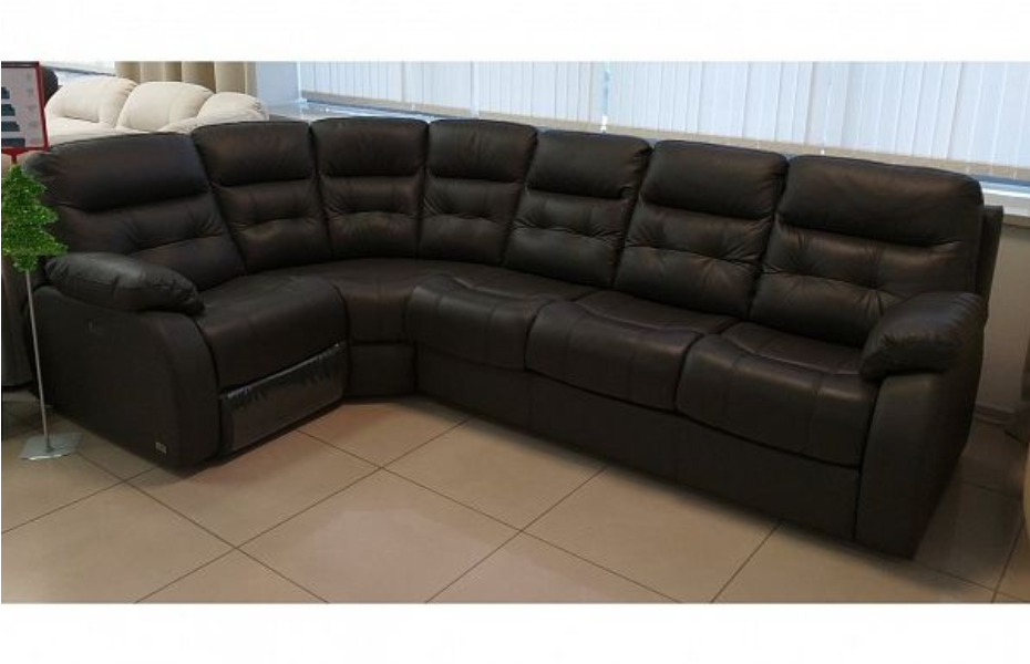 Угловой диван Рей с тумбой, , Кожа Home Collection