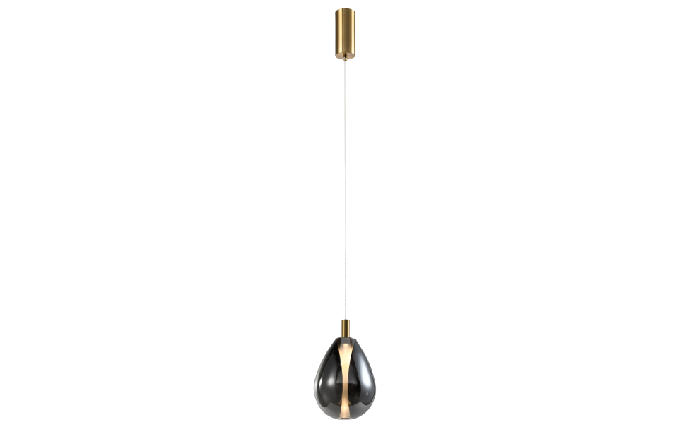 Подвес Hopper (дымчато-серый) D220*H490/1990 LED*4.3W Ангстрем