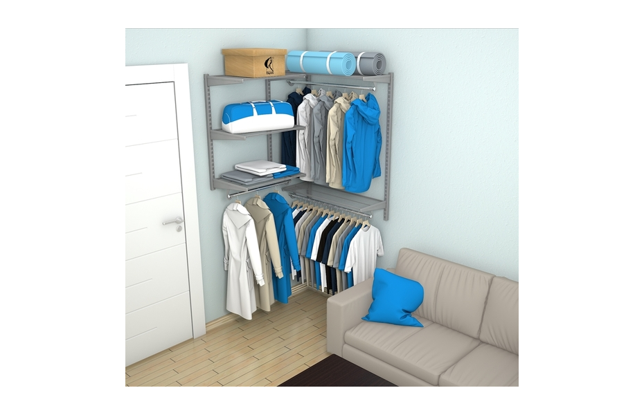 Гардеробная №20, серая.