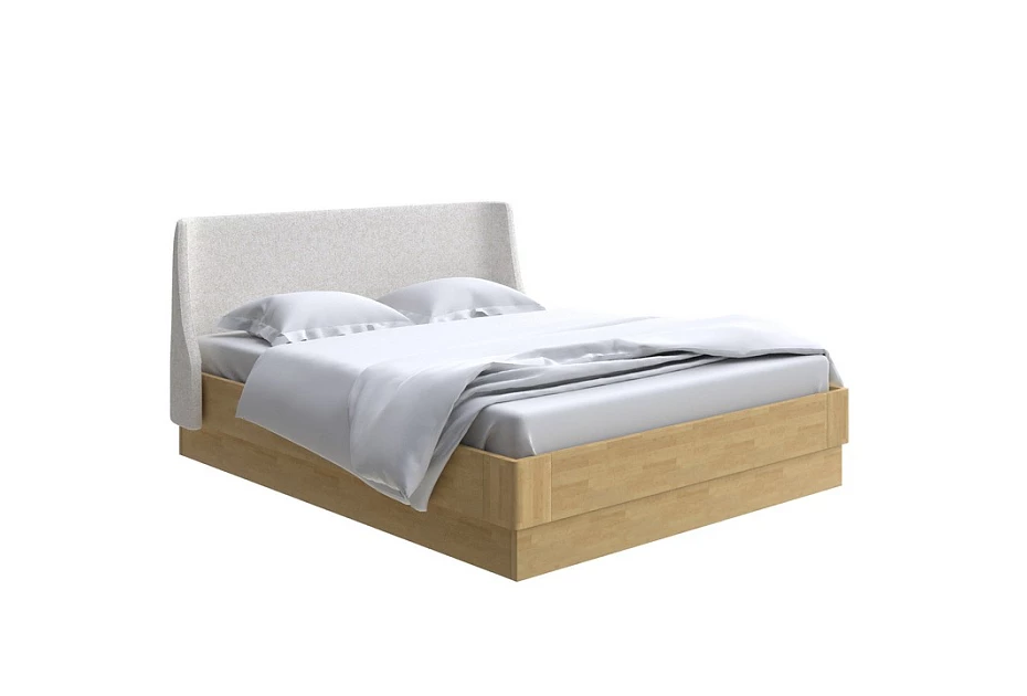 Кровать Lagom Side Wood с подъемным механизмом — 140×190 см