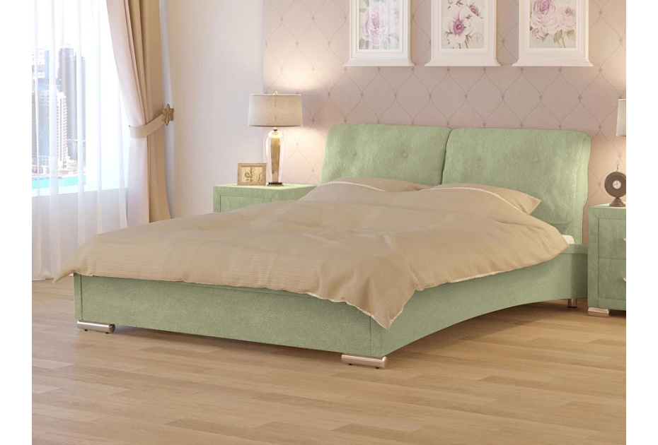 Кровать Nuvola-4 (2 подушки) — 140×200 см