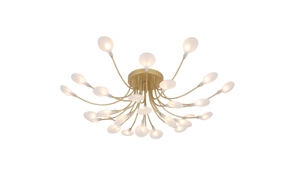 Потолочная люстра Skein (золото) D880*H320 28*G4LED*3W Ангстрем
