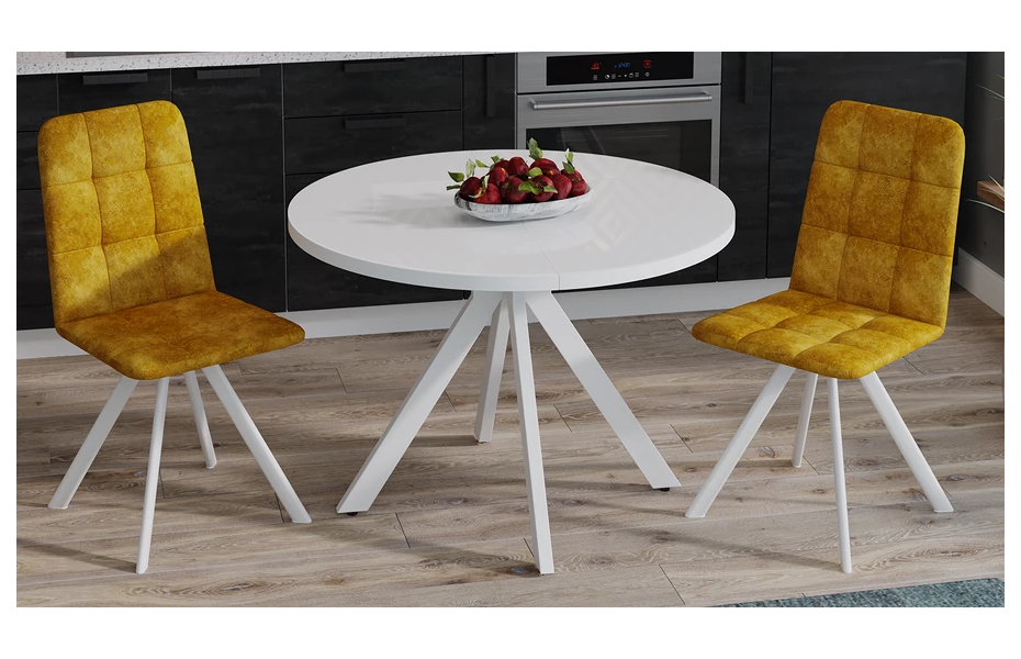 Стол обеденный раздвижной «Стокгольм» Тип 1 - 125.000.000 Хорошая мебель ТриЯ