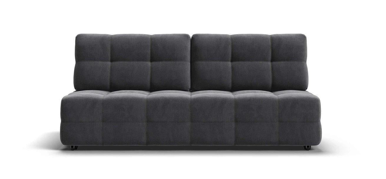 Диван Денди Мини Велюр Монолит серый