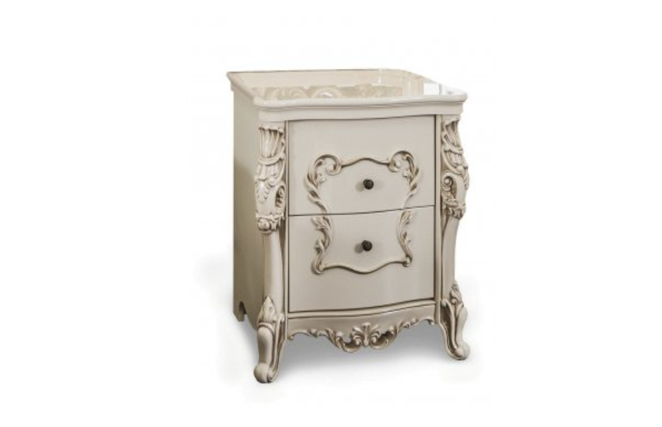 ТУМБА ДЖОКОНДА КРЕМ ГЛЯНЕЦ Davita-мебель - ДАВИТА