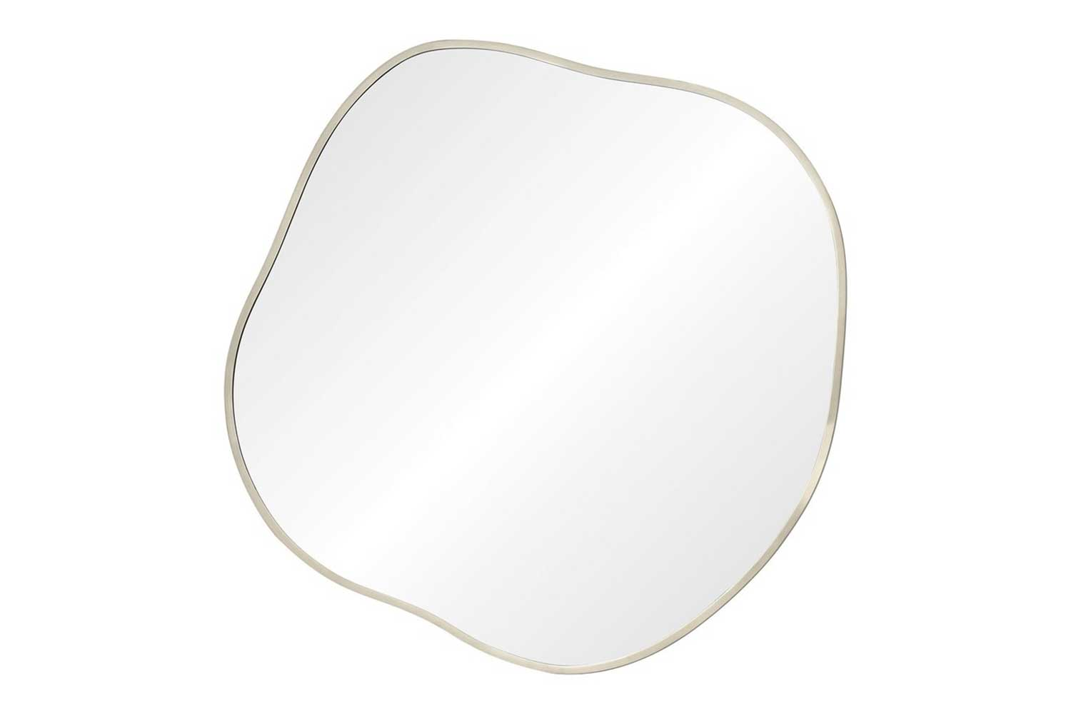 Зеркало Organic L Silver в тонкой раме Smal Ангстрем
