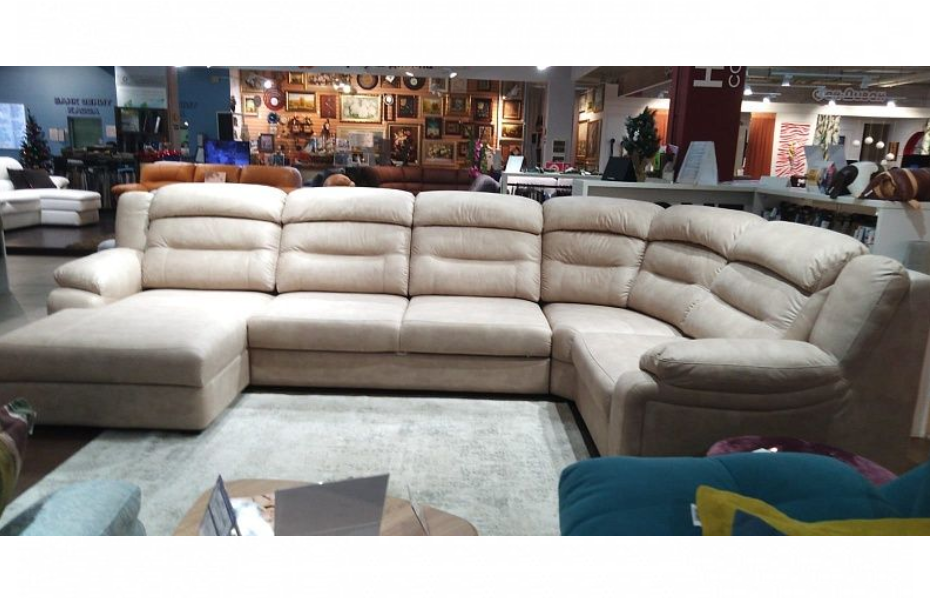 Угловой диван Модульный Денвер угол с тумбой, , Ткань Home Collection