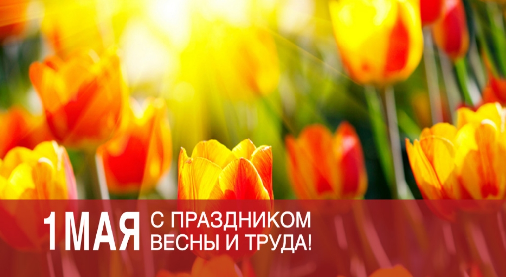 С Днем Весны и Труда!