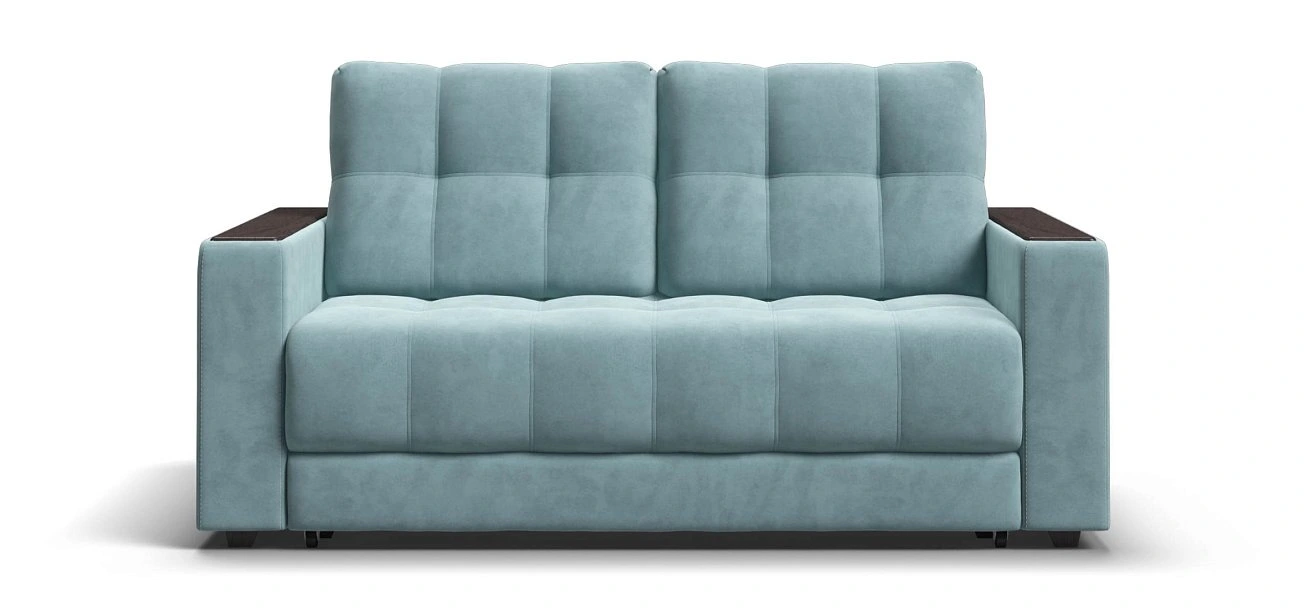 Диван Босс 2х местный Велюр Монолит аква