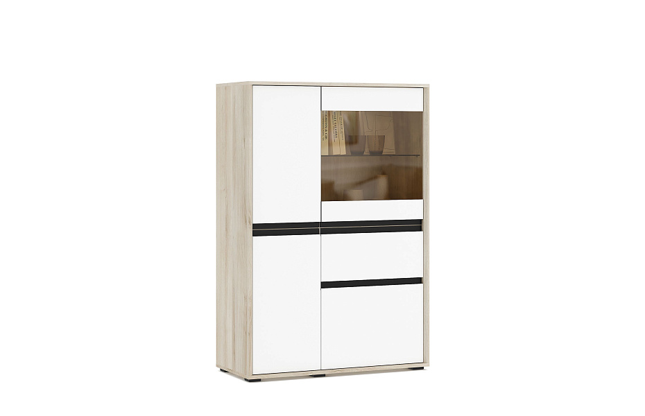 ШКАФ-ВИТРИНА LUNA LN1021.2 Dятьково Design - ДЯТЬКОВО