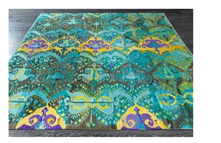 Индийский ковер из шёлка «KILIM SILK» P26-MIX-MIX Мир ковров
