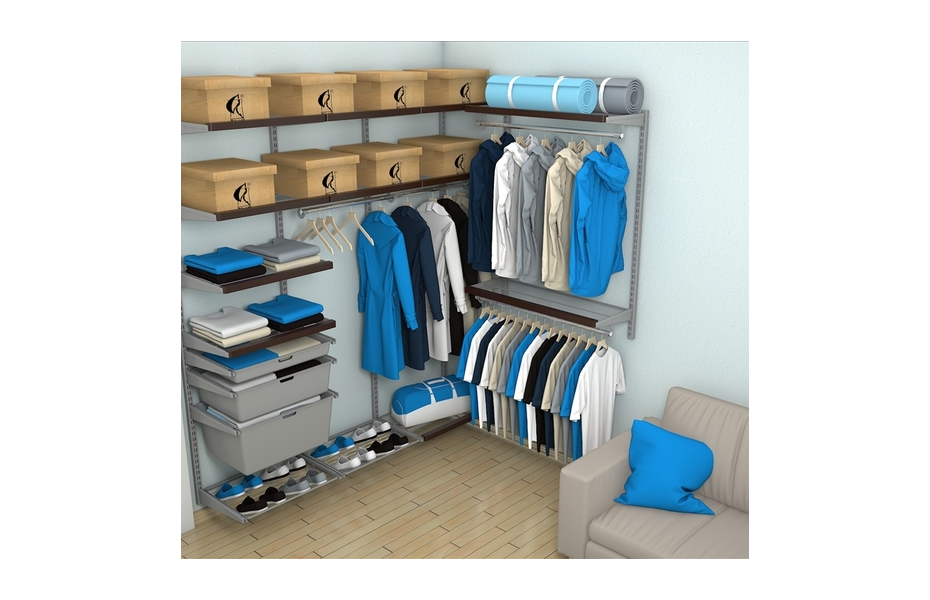 Гардеробная №21, серая.