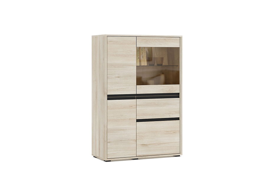 ШКАФ-ВИТРИНА LUNA LN1021.1 Dятьково Design - ДЯТЬКОВО