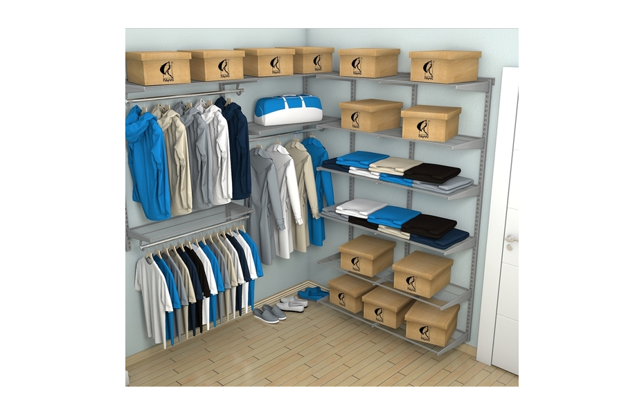 Гардеробная №15, серая.