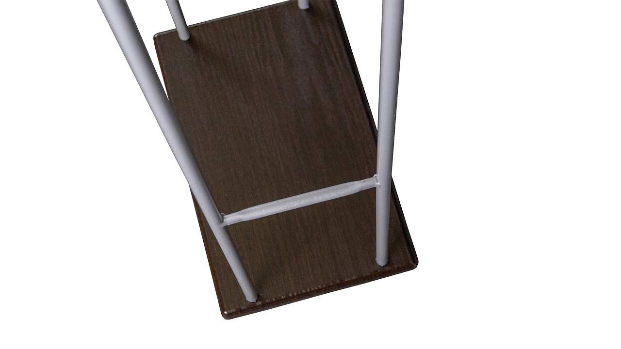 Вешалка костюмная «Верис» 2 (Венге/Металлик)