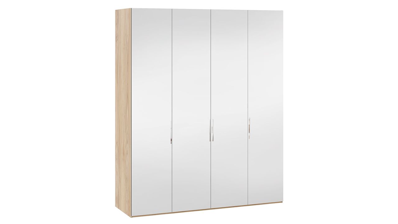 Шкаф комбинированный с 4 зеркальными дверями «Эмбер» - СМ-348.07.012