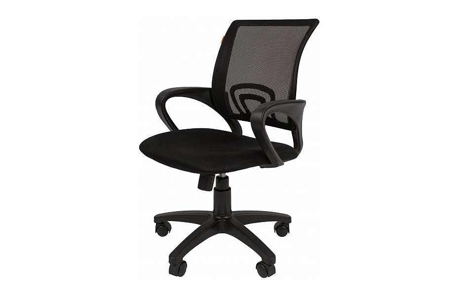 Кресло ВT_CH696 ткань черная, сетка черная ДВ62