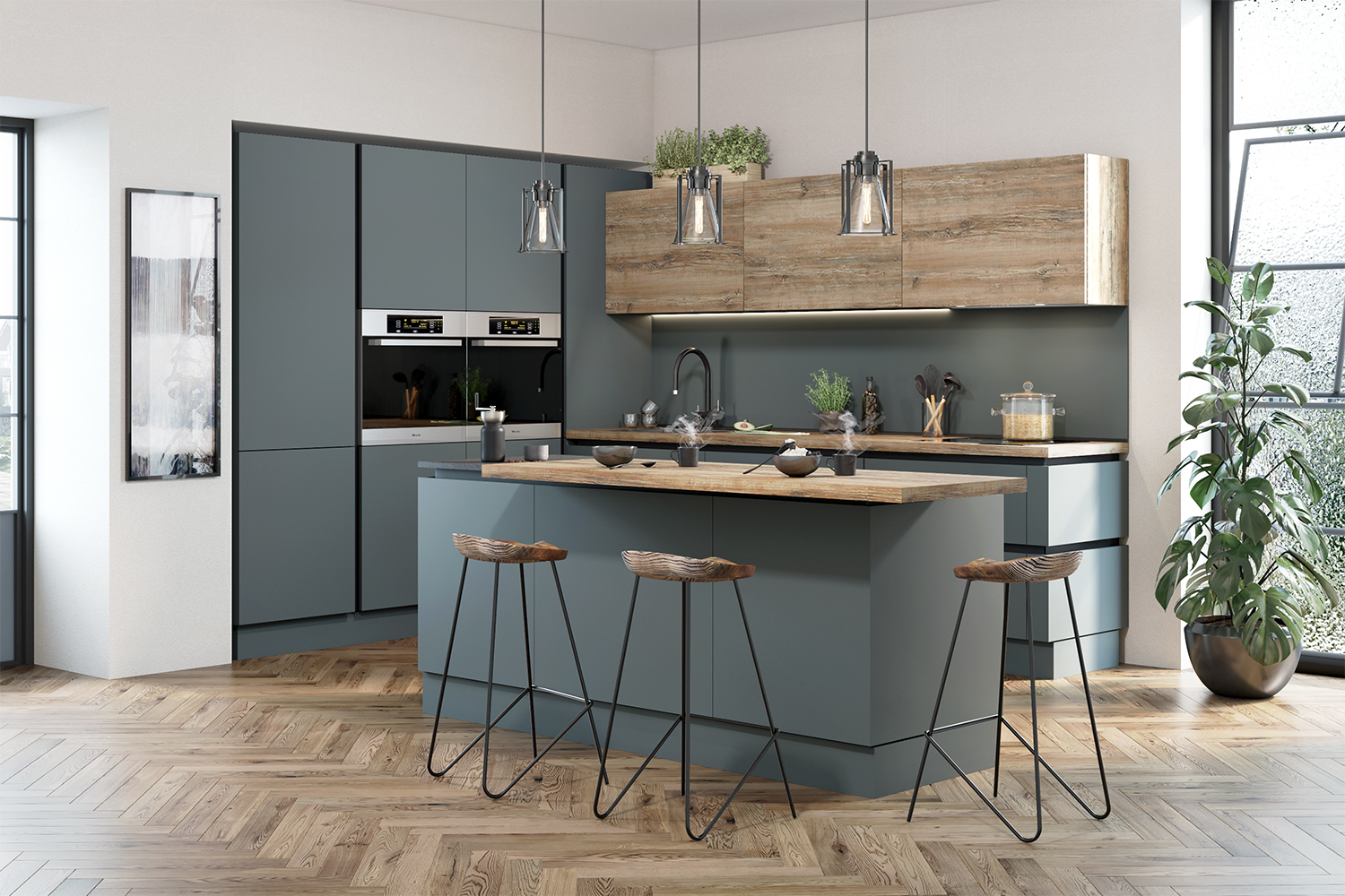 Кухня с островом Талса