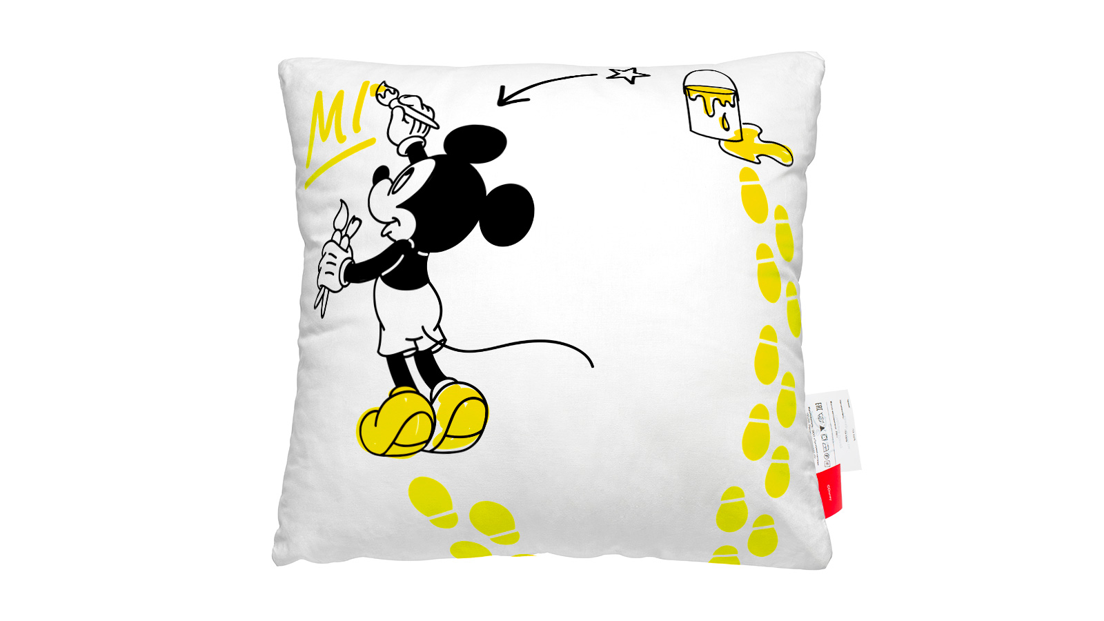 Декоративная подушка DISNEY yellow Askona - АСКОНА