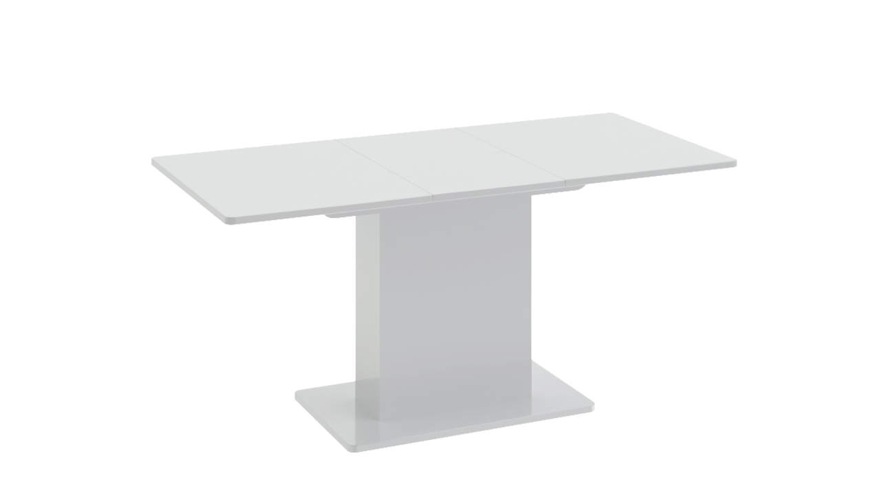 Стол обеденный тип 1 «Diamond» (Белый глянец) Хорошая мебель ТриЯ