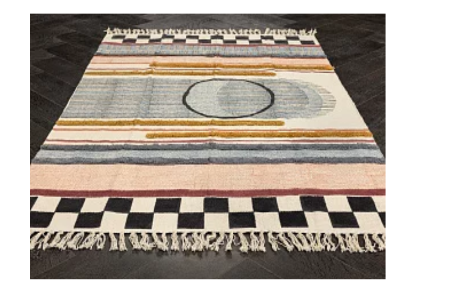 Индийский ковер из хлопка «KILIM PRINT» MLT-2 Мир ковров