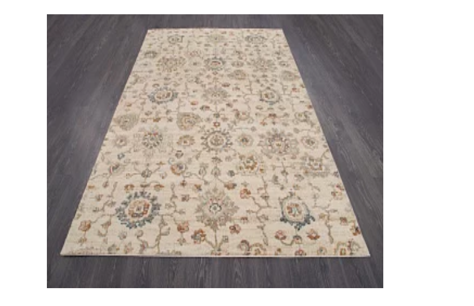 Турецкий ковер из полиэстера «AMAZON» P030A-WHT-WHT 240 x 340 см