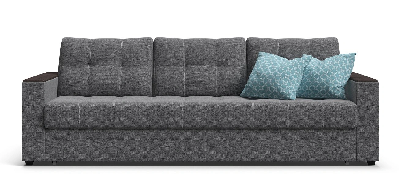 Диван Атланта НПБ 120 Рогожка Мальмо серый