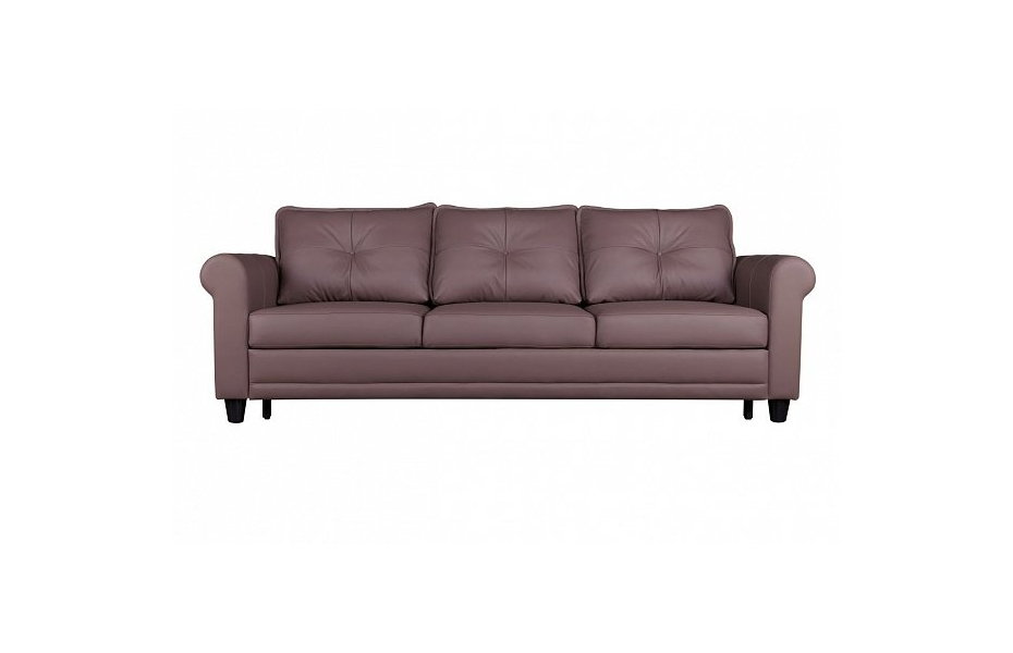 Диван Франческо 3 р, Коричневый, Кожа Madras Griss Home Collection