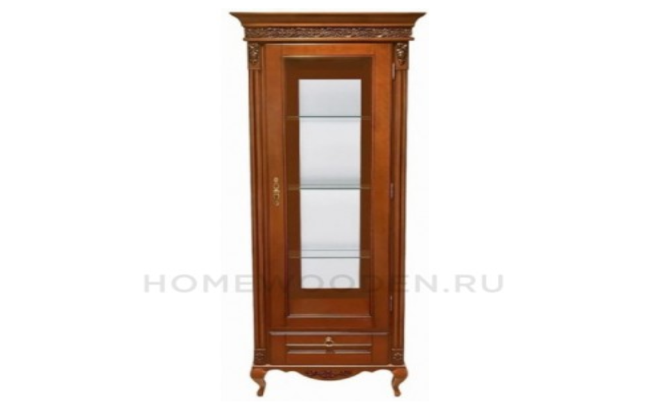 Шкаф витрина Неаполь Т-401R Мебель Белоруссии