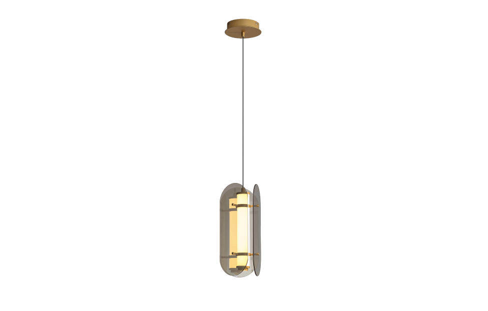 Подвес Fada (дымчато-серый) D190*H420/1925 LED*12.6W, 4625-2P Ангстрем