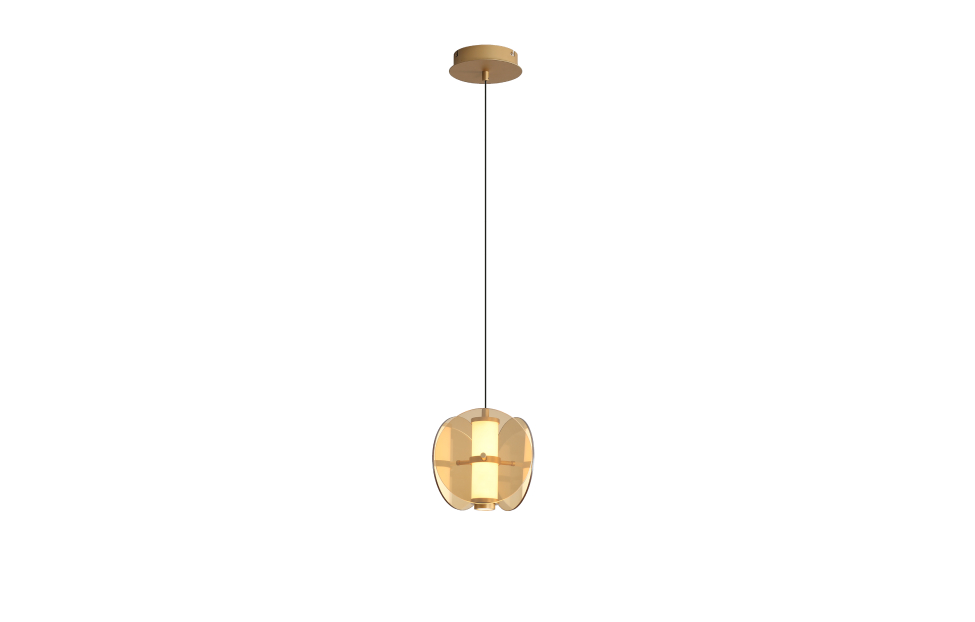 Подвес Fada (янтарный) D200*H210/1745 LED*7.2W Ангстрем