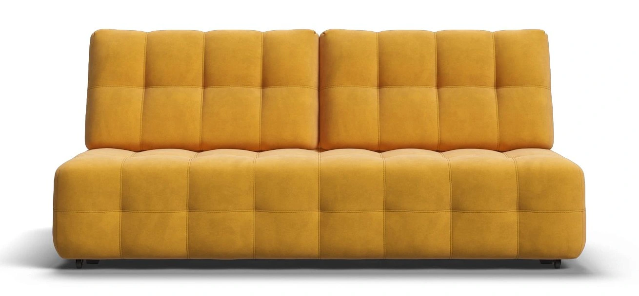 Диван Босс Мини Велюр Монолит желтый