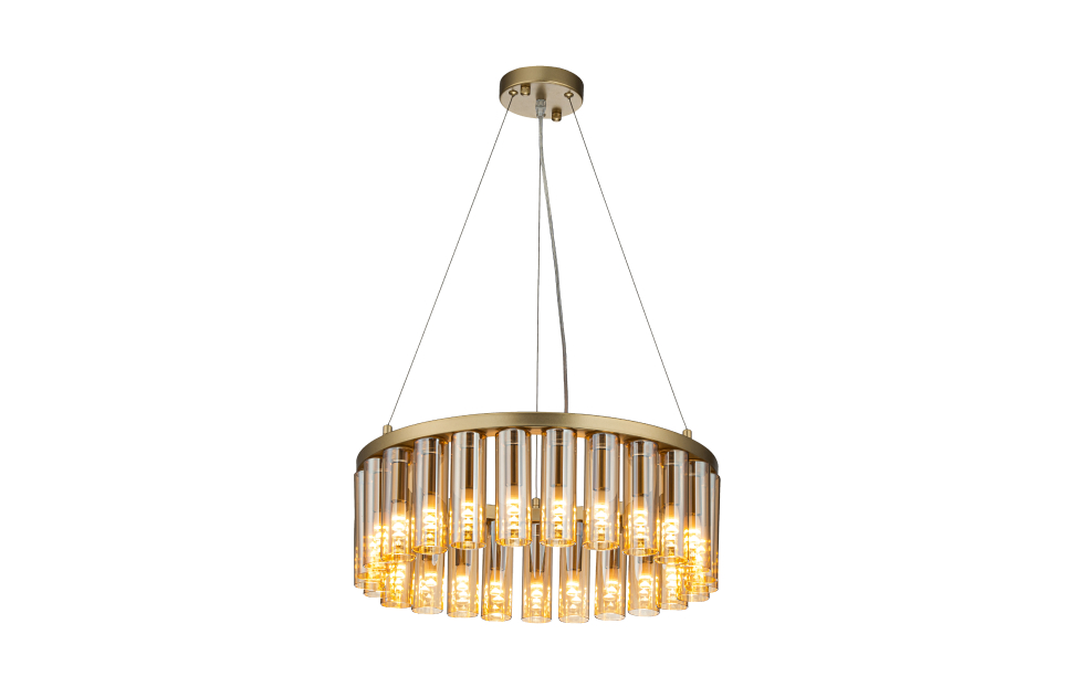 Подвесная люстра Slang (золото) D490*H160/1360 25*G9LED*2W Ангстрем