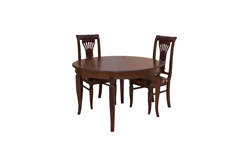 Стол "Верона" 110/145 + 2 стула "Бостон-Ж" медальон