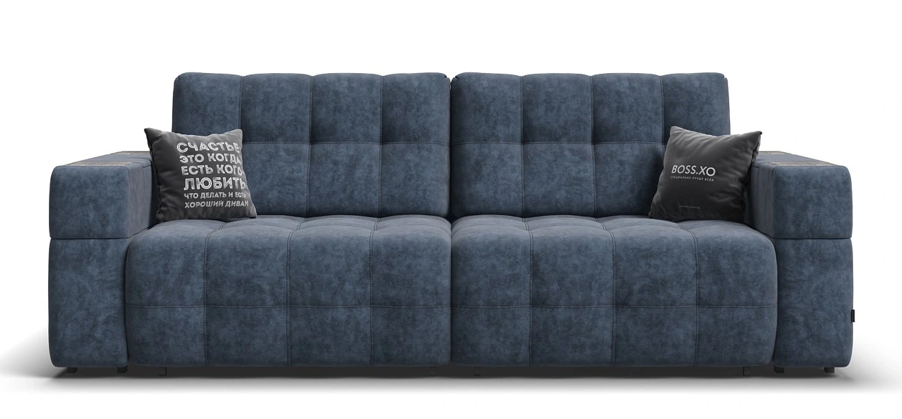 Диван Босс ХО Велюр Роял топаз / Камень