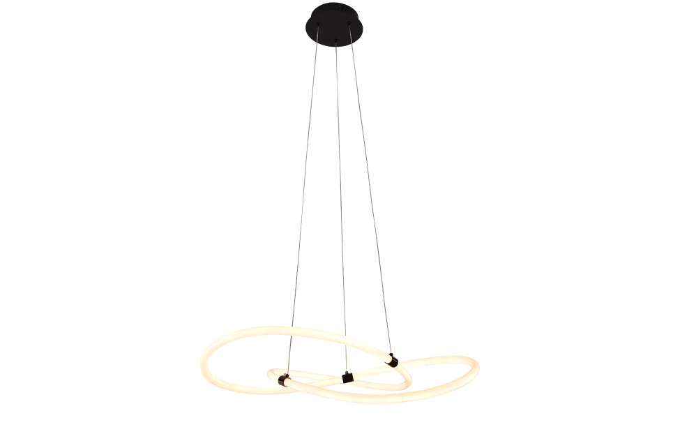 Подвесная люстра Vendel (чёрный) D700*H1000/1800 LED*36W Ангстрем