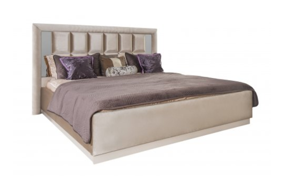 КРОВАТЬ ЗАМИРА 160X200 СМ БЕЖЕВЫЙ Davita-мебель - ДАВИТА