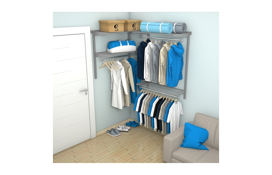 Гардеробная №18, серая.