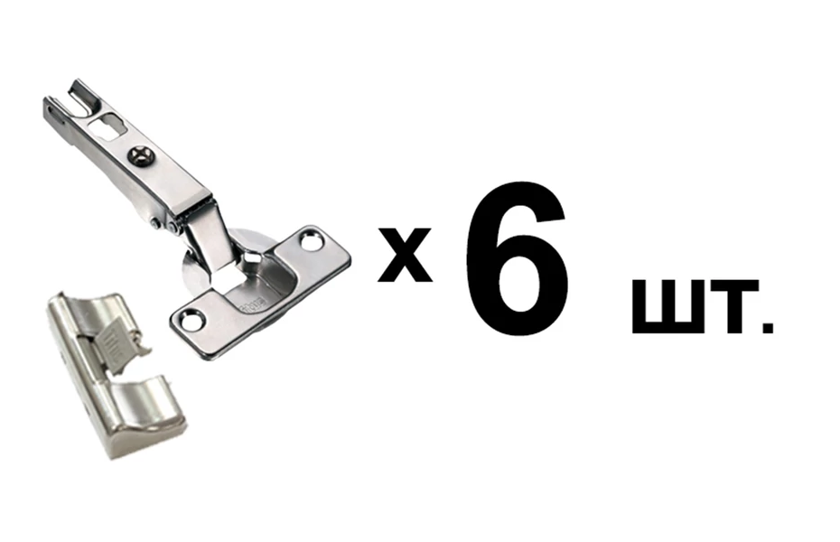 Комплект из 6-х доводчиков с петлей - ДО(ПН)-031 Хорошая мебель ТриЯ