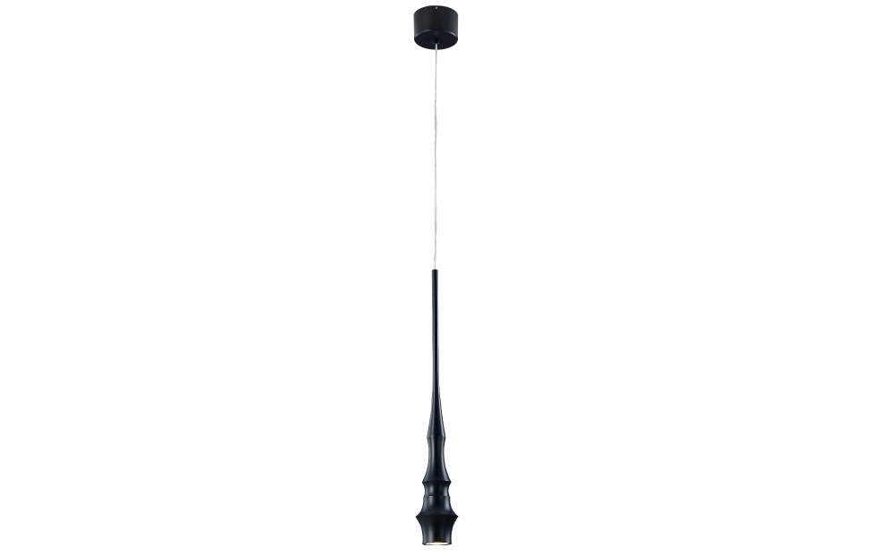 Подвесной светильник Ipsam (чёрный) D80*H655/1800, LED*6W Ангстрем