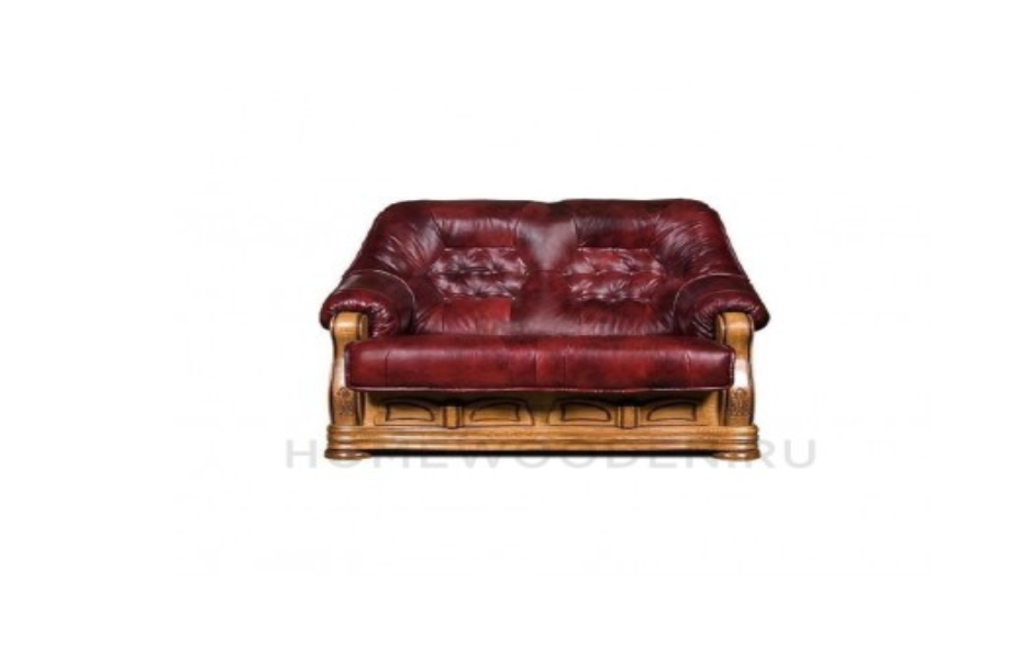 Кожаный Диван двухместный Гамлет