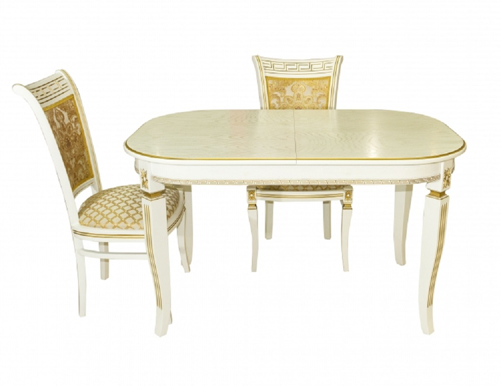 Стол "Верона" 160/200 + 2 стула "Венеция Люкс"